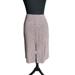 Vintage United Colors of Benetton Women's Wool Skirt Made in Italy Size 6